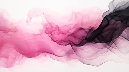Abstrakcyjne tło  w kolorze różowym - atrament alkoholowy. Jasny nowoczesny obraz - sztuka. Fale i nieregularne kształty - obrazy, fototapety, plakaty