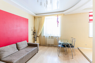 interior apartment living room with sofa