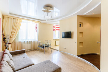 interior apartment living room with sofa