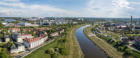 Warta River in Poznan