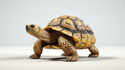 turtle on a white background