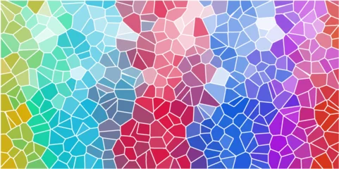 Foto op Plexiglas colorful crystallize abstract background in light sweet vector illustration.colorful stoke colors stone tile pattern. Cement kitchen decor. abstract mosaic polygonal background . © Kainat 