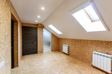 interior apartment corridor, hallway, doors