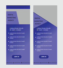 rollup banner design for digital marketing agency