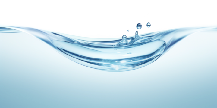 Droplet Impact on Water Surface Isolated