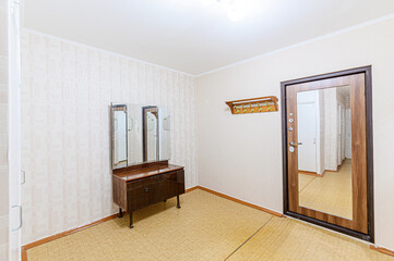 interior apartment corridor, hallway, doors