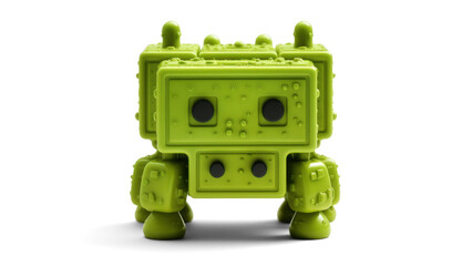 Space Invaders Figure on Transparent Background