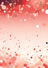 . Abstract Rose stars background. Invitation and celebration card.