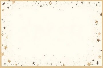 . Abstract Ivory stars background. Invitation and celebration card.