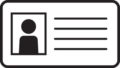Fototapeta premium 社員証 アイコン