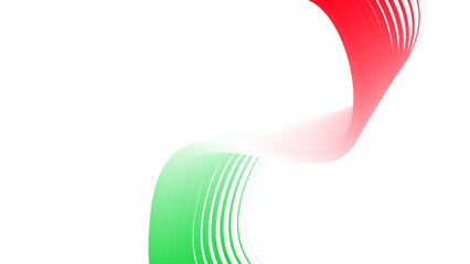 red white green flag colour gradient background abstract wavy tech lines  © Pankaj
