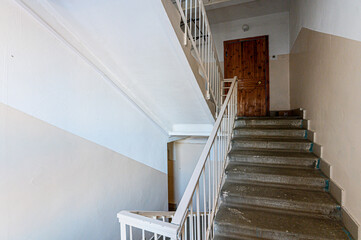 interior apartment room stairs, steps