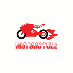 Motorcycle vector logo design element. travel logo and travel agency logo. 