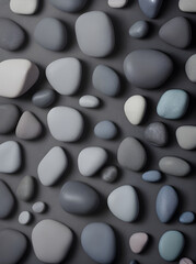 Stone background 3D Pantone color palette