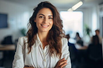 Portrait of business leaders, sense of strategic prowess and collaborative strength