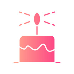 candle gradient icon