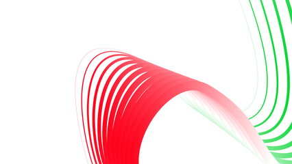 red white green flag colour gradient background abstract wavy tech lines  © Pankaj