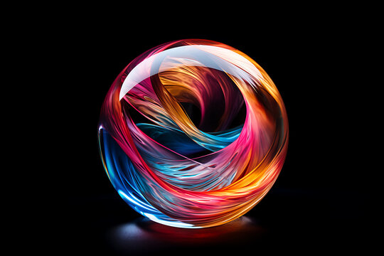 Regenbogen Glaskugel