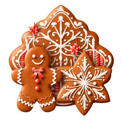 Christmas Gingerbread, PNG