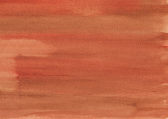 オレンジ色と茶色のにじんだ水彩背景素材