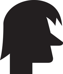 Silhouette Human Head Avatar
