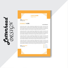 Professional corporate latterhead design for your business,Modern Simple Latterhead Template Design