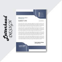 Professional corporate latter head design for your business, Modern Simple Latter head Template Design