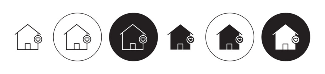 Shelter vector icon set. Homeless shelter place vector symbol. War protection shelter vector icon suitable for apps and websites ui designs.
