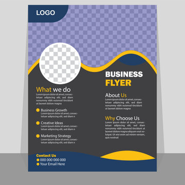  modern business flyer template design.Business Flyer Template Design 2023, business flyer design. creative flyer design ,new flyer design. blue flyer design 