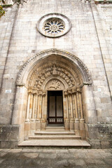 Fototapeta premium Iglesia de Santiago at Betanzos, Galicia