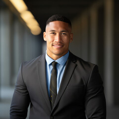 Navigating Global Markets: Pacific Islander Businessperson in International Commerce