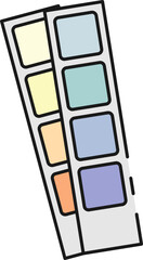 Color palette illustration