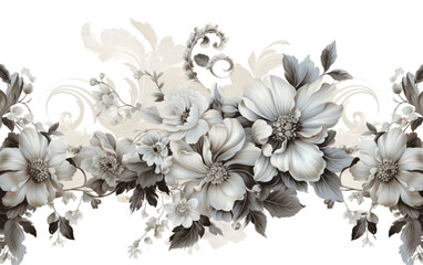 Premium LongLasting Glowing VictorianStyle Wallpaper on a White or Clear Surface PNG Transparent Background