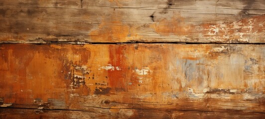 Aged and Weathered: Close-Up of Worn Wooden Surface