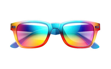 Elevate Style with VividSight Eyewear on a White or Clear Surface PNG Transparent Background