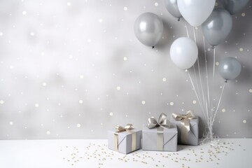 A minimalist yet stylish birthday background with a simple "Happy Birthday" message