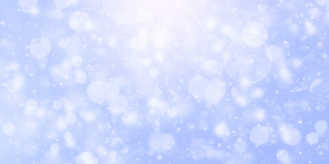 Tło zimowe, Nowy Rok,  graficzny efekt bokeh - 681698720
