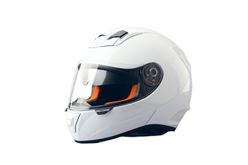 motorcycle helmet  isolated on transparent background - Generative AI