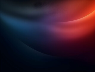 Fototapeta premium Abstract technology futuristic glowing curved line on dark blue background, Abstract flow gradient background, ai generated photo