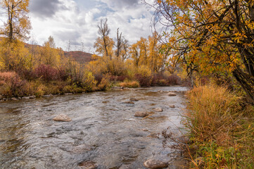 river in autumn