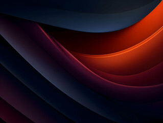 Abstract technology futuristic glowing curved line on dark blue background, Abstract flow gradient background, ai generated photo