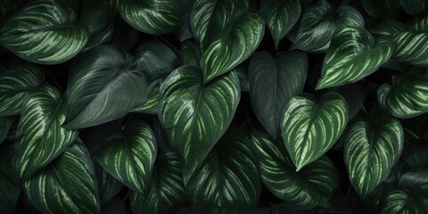 Dark green betel leaves dramatic photo effect background, realism, realistic, hyper realistic....