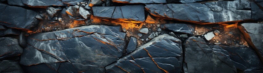Layered Rocks: A Close-Up View of Nature's Grandeur