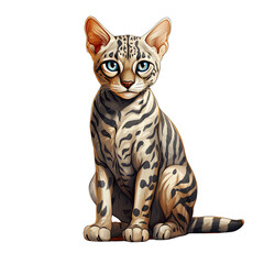 Egyptian Mau cat png