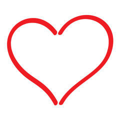 Mark representing heart, love, marriage, etc.