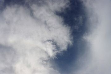 Abstract background from clouds in the sky.