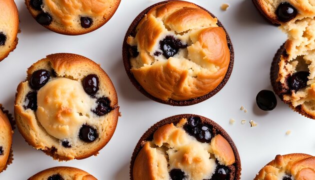 Blueberry Muffins with bluberry, Fresh and homemade baked, Blueberry Muffins with bluberry.
