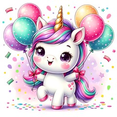 card with unicorn  © Rusiaeva.Pgh