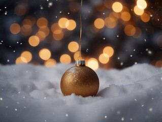 photorealistic Christmas bauble illustration. Christmas decorations