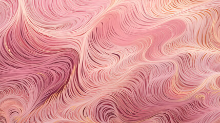 Fototapeta premium Abstract background with wavy lines in pink colors. 